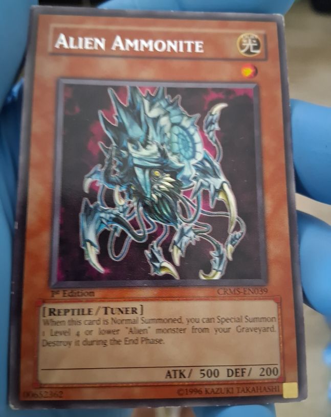 Yu-Gi-Oh! 1996 CRMS-EN039 Alien Ammonite — front