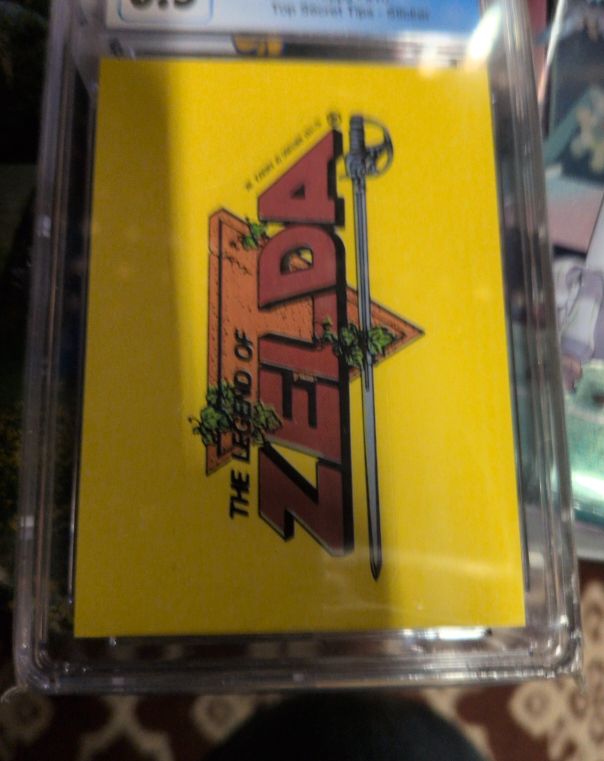 1989 Topps Nintendo The Legend of Zelda Game Tip Sticker #10 — front