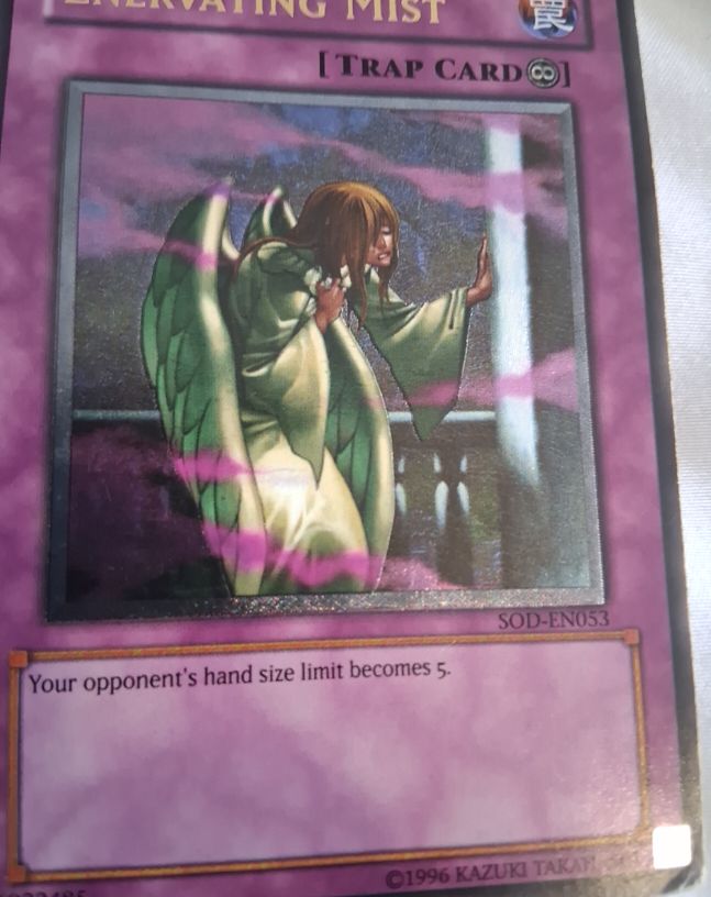1996 Yu-Gi-Oh! SOD-EN053 Enervating Mist — front