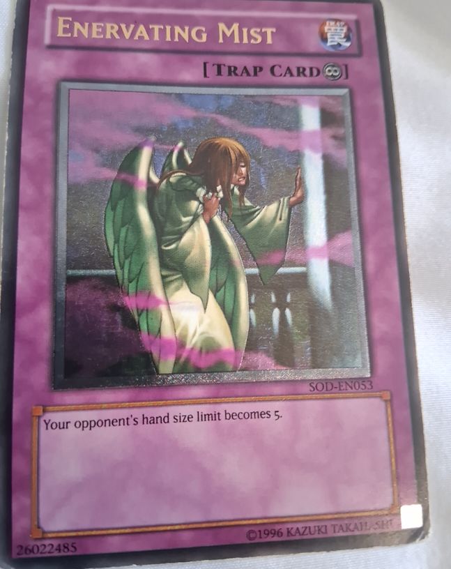 1996 Yu-Gi-Oh! #SOD-EN053 Enervating Mist — front