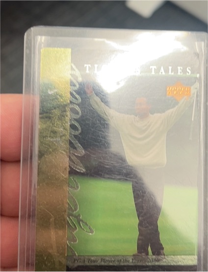 2001 Upper Deck Tiger's Tales #TT19 Tiger Woods — front
