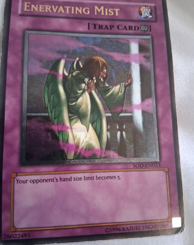 1996 Yu-Gi-Oh! SOD-EN053 Enervating Mist — front