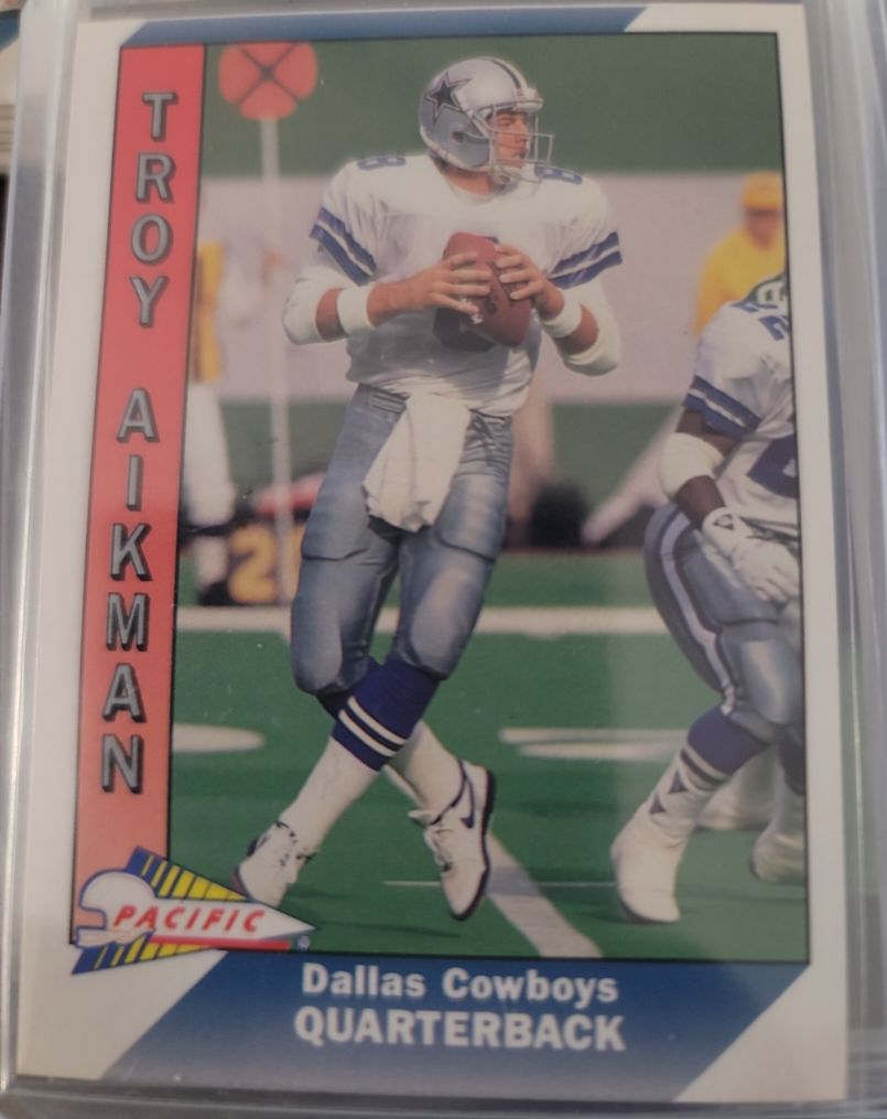 1991 Pacific #93 Troy Aikman — front