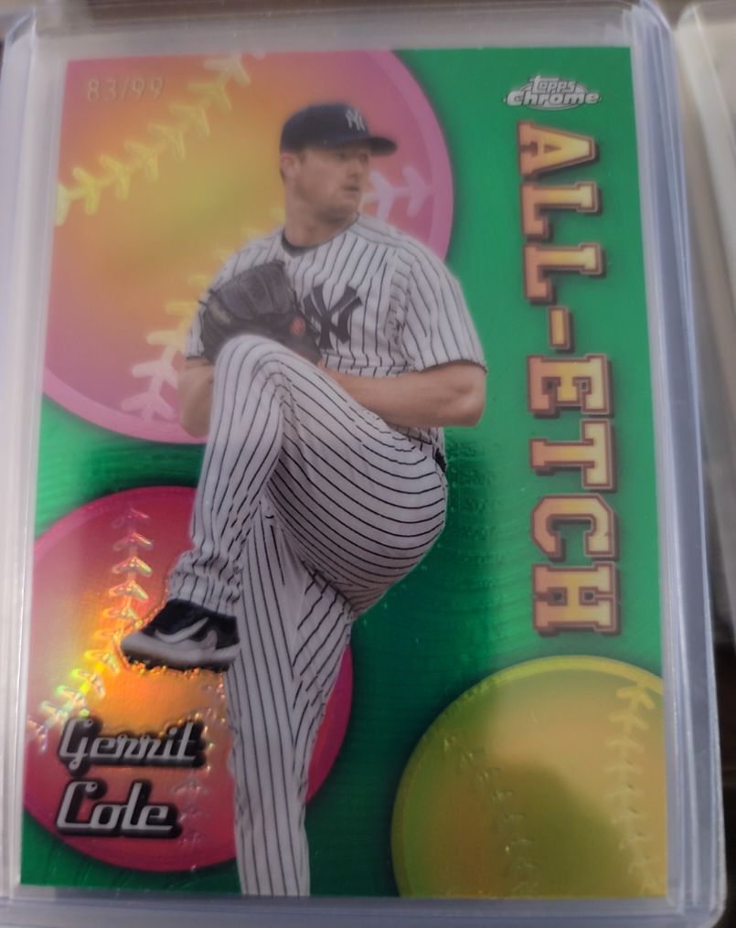 2024 Topps Chrome All-Etch #CAE-4 Gerrit Cole — front