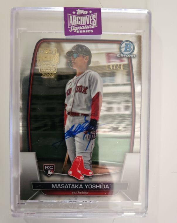 2023 Bowman Chrome #75 Masataka Yoshida Rookie Card — front