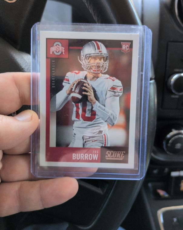 2020 Panini Score #438 Joe Burrow — front