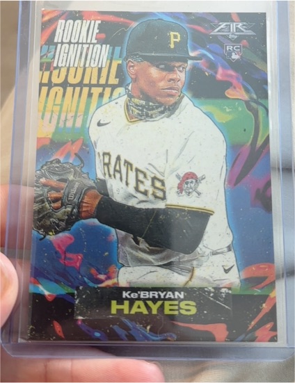 2021 Topps Fire #RI-9 Ke'Bryan Hayes Rookie Ignition — front