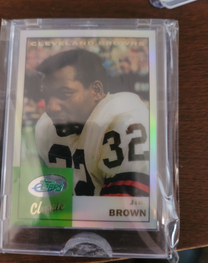 2002 Topps eTopps Classic #ETC-12 Jim Brown — front