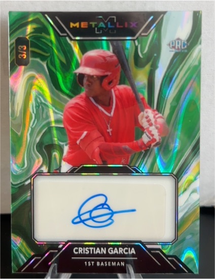 2024 Wild Card Metallix #Cristian Garcia — front