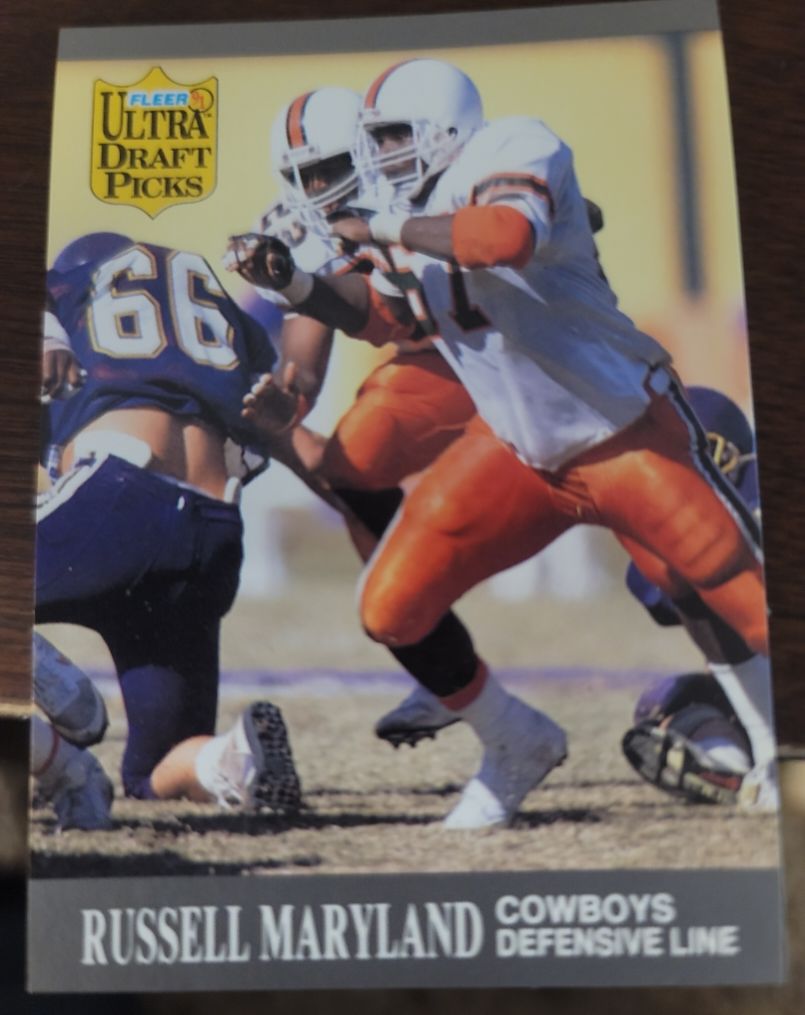 1991 Fleer Ultra #288 Russell Maryland — front