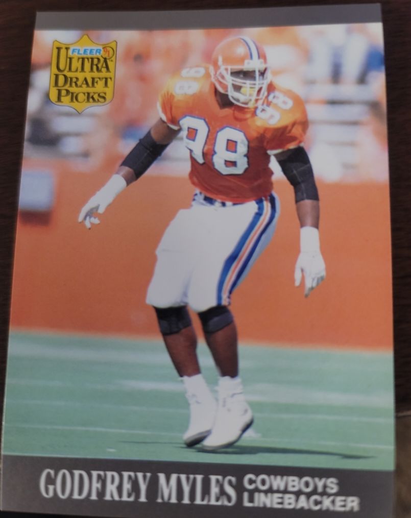 1991 Fleer Ultra Draft Picks #292 Godfrey Myles — front