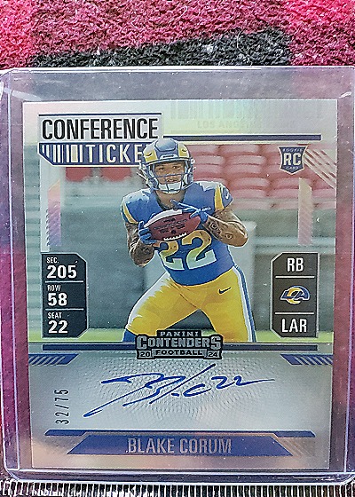 2024 Panini Contenders Football #112 Blake Corum — front