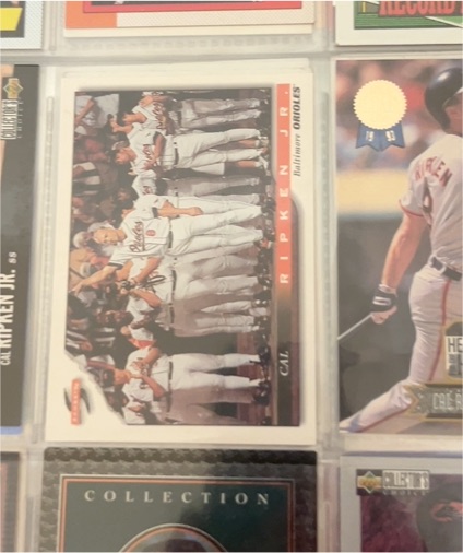 1996 Score #60 Cal Ripken Jr — front