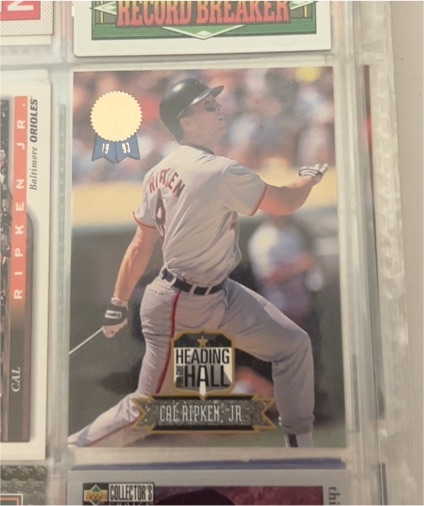 1993 Leaf #5 Cal Ripken Jr. Heading for the Hall — front