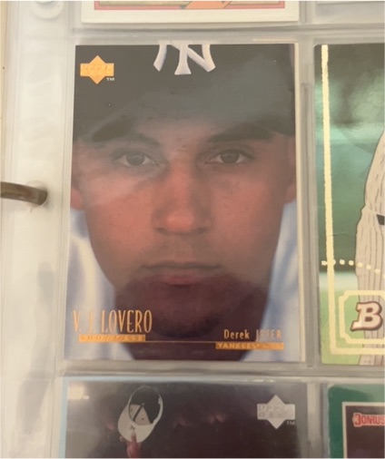 1996 Upper Deck V.J. Lovero Showcase #VJ3 Derek Jeter — front