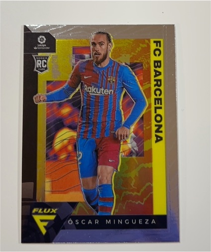2021-22 Panini Chronicles Flux #276 Oscar Mingueza — front