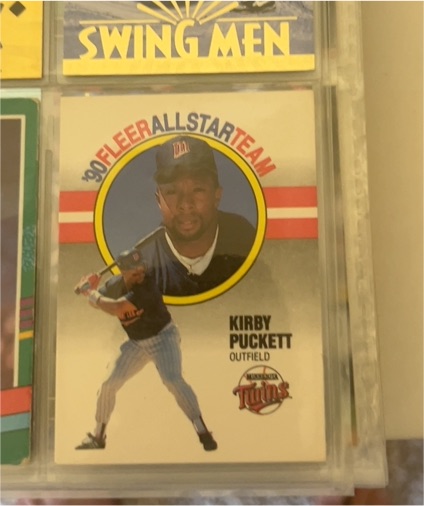 1990 Fleer All-Star Team #7 Kirby Puckett — front