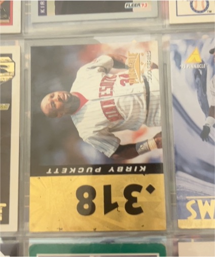 1996 Pinnacle 300 Series #318 Kirby Puckett — front