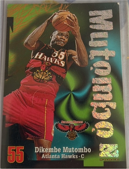 1997-98 SkyBox Z-Force #55 Dikembe Mutombo — front