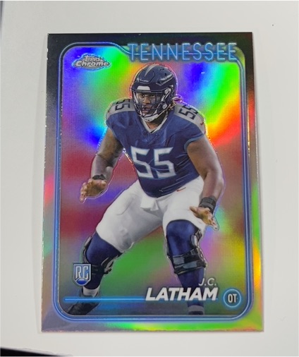 2024 Topps Chrome #270 J.C. Latham — front