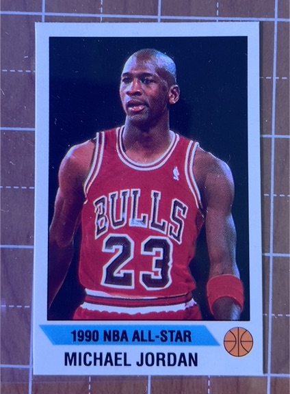 1990 Panini #G Michael Jordan — front
