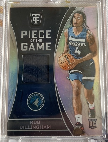2024-25 Panini Totally Certified #POG-RBD Rob Dillingham Piece of the Game — front