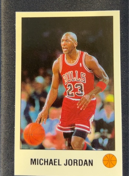 1990-91 Panini #K Michael Jordan — front