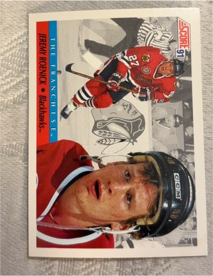 1991-92 Score #334 Jeremy Roenick — front