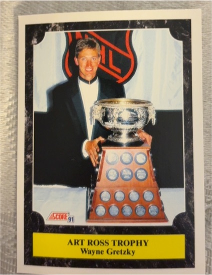 1991-92 Score Canadian Bilingual #317 Wayne Gretzky — front