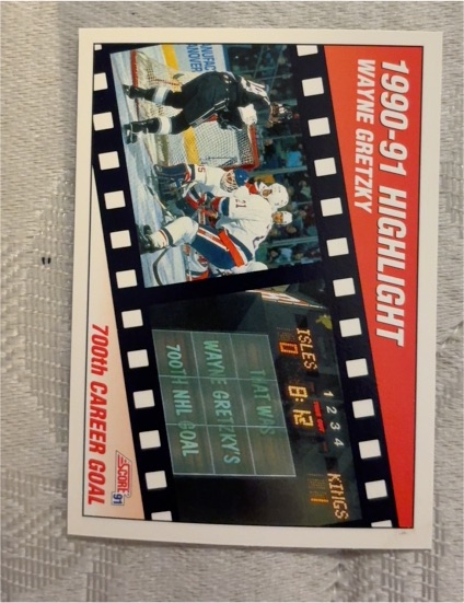 1991-92 Score American #413 Wayne Gretzky — front