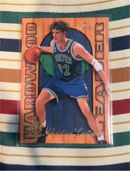 1995-96 Fleer Flair Hardwood Leader #16 Christian Laettner — front