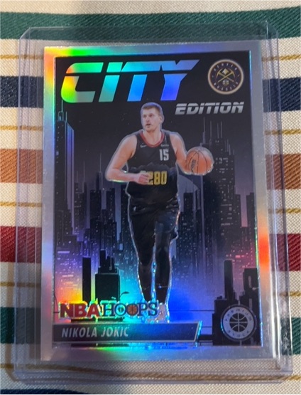 2023-24 Panini NBA Hoops Premium Stock City Edition #13 Nikola Jokic — front