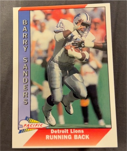 1991 Pacific #144 Barry Sanders — front