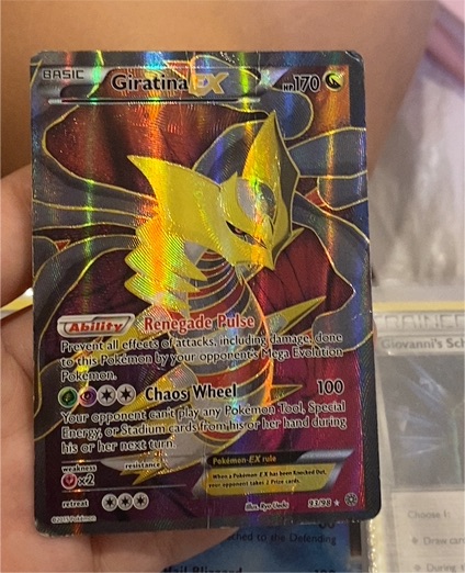 2015 Pokémon TCG Ancient Origins #93 Giratina EX — front