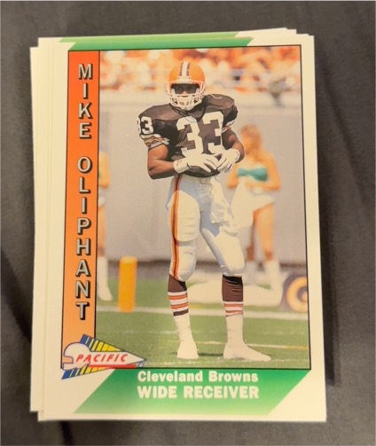 1991 Pacific Football #85 Mike Oliphant — front