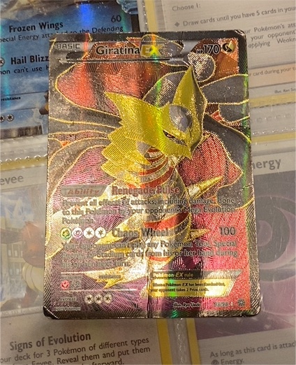 2015 Pokémon Ancient Origins #93 Giratina EX — front
