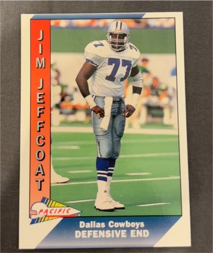 1991 Pacific #98 Jim Jeffcoat — front