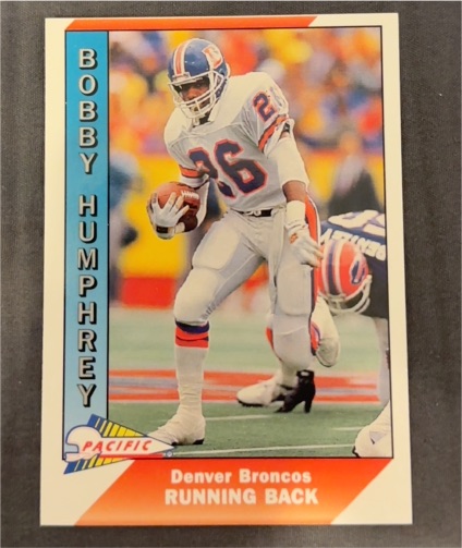 1991 Pacific Football #117 Bobby Humphrey — front