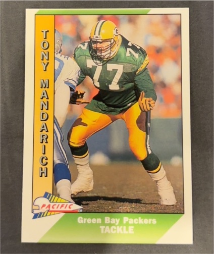 1991 Pacific Football #161 Tony Mandarich — front
