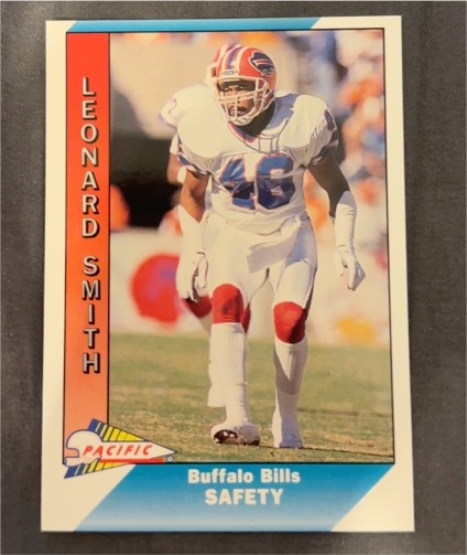 1991 Pacific #28 Leonard Smith — front