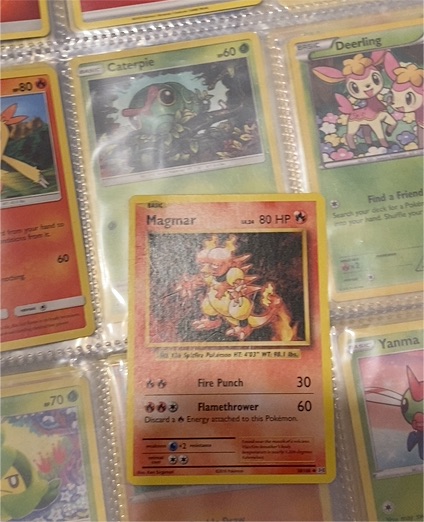 1995 Pokémon Base Set #126 Magmar — front