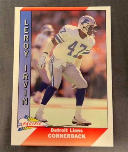 1991 Pacific #138 LeRoy Irvin — front