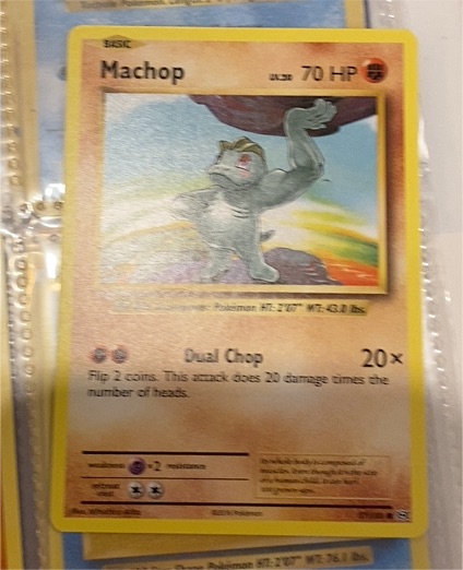 2016 Pokémon XY Evolutions #57 Machop — front