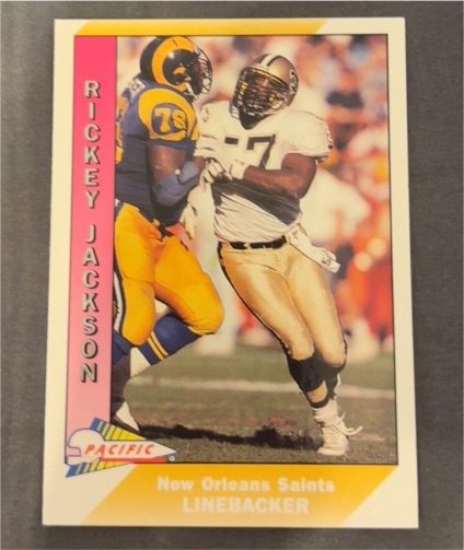 1991 Pacific #329 Rickey Jackson — front