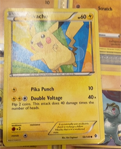 2012 Pokémon Boundaries Crossed #50 Pikachu — front