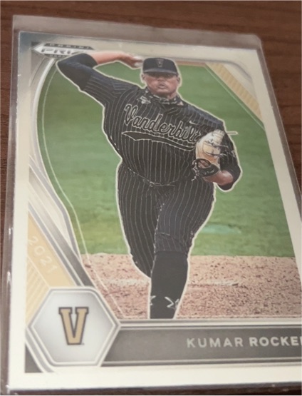 2021 Panini Prizm Draft Picks #PDP10 Kumar Rocker — front
