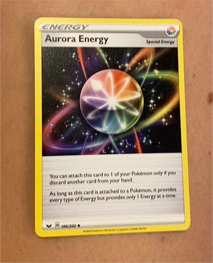 2020 Pokémon Sword & Shield #186 Aurora Energy — front