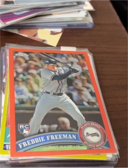 2011 Topps Chrome #173 Freddie Freeman — front
