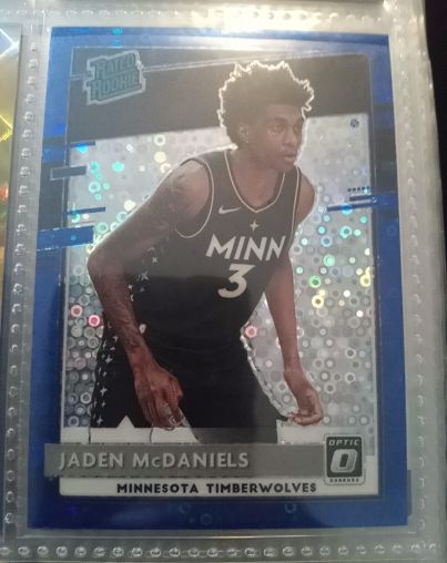 2020-21 Panini Donruss Optic #178 Jaden McDaniels — front