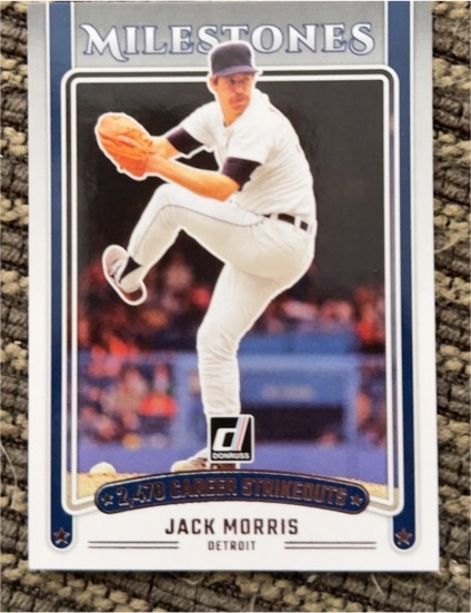 2025 Donruss #15 Jack Morris Milestones — front
